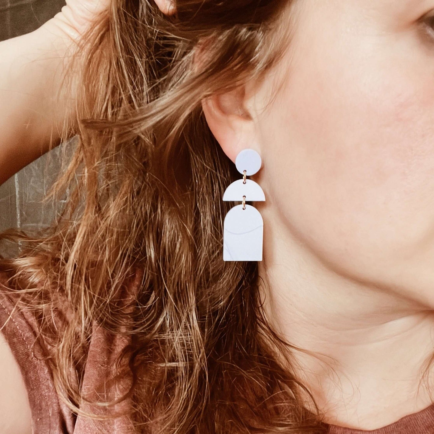 Violet Statement Ohrringe