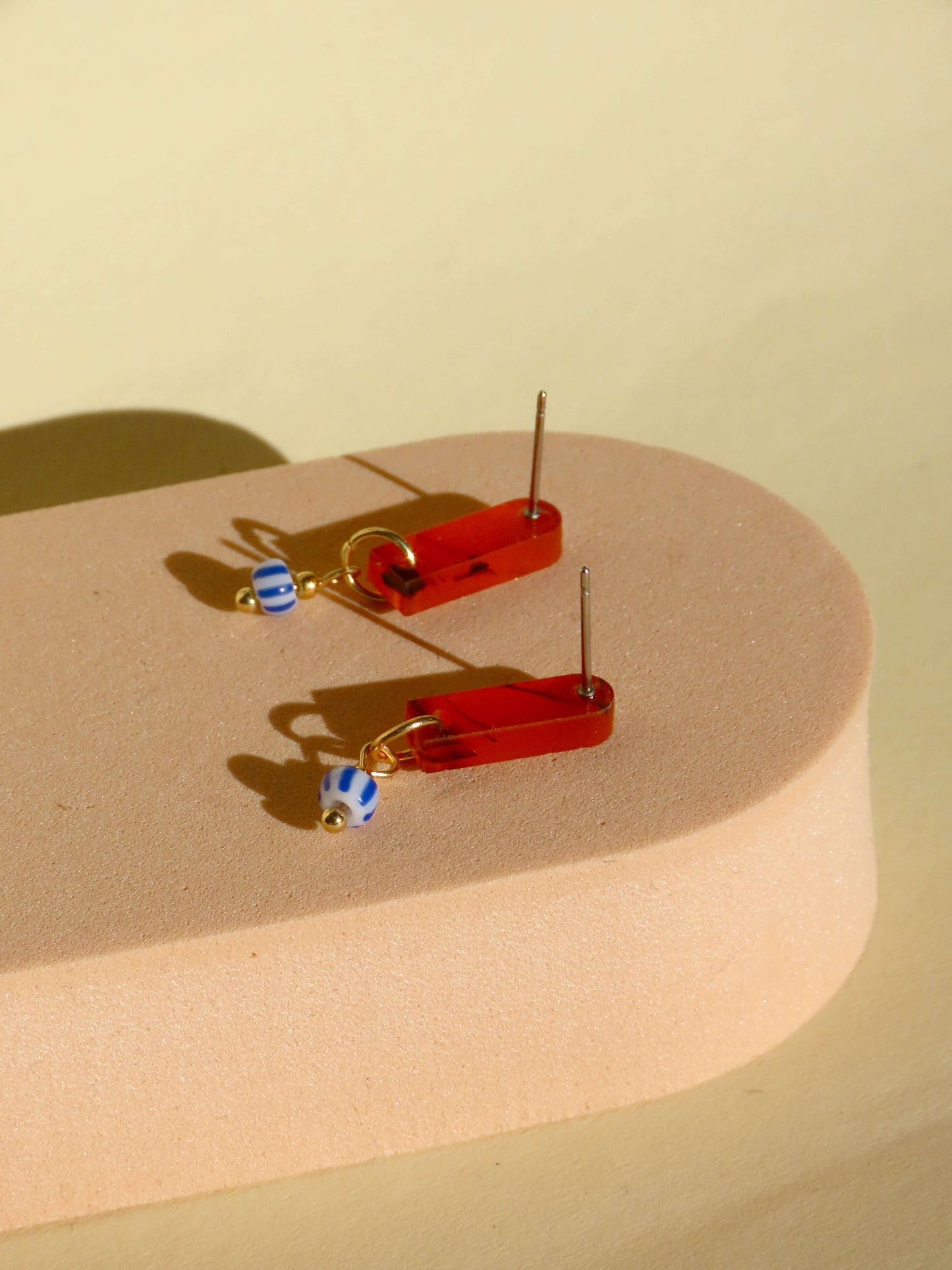 Smokey Streifen Paula Ohrringe