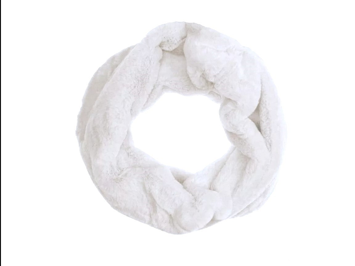 Loop Schal Damen » Teddy Winterschal Kunstpelz » dicker Winterschal » Damenschal warm & weich