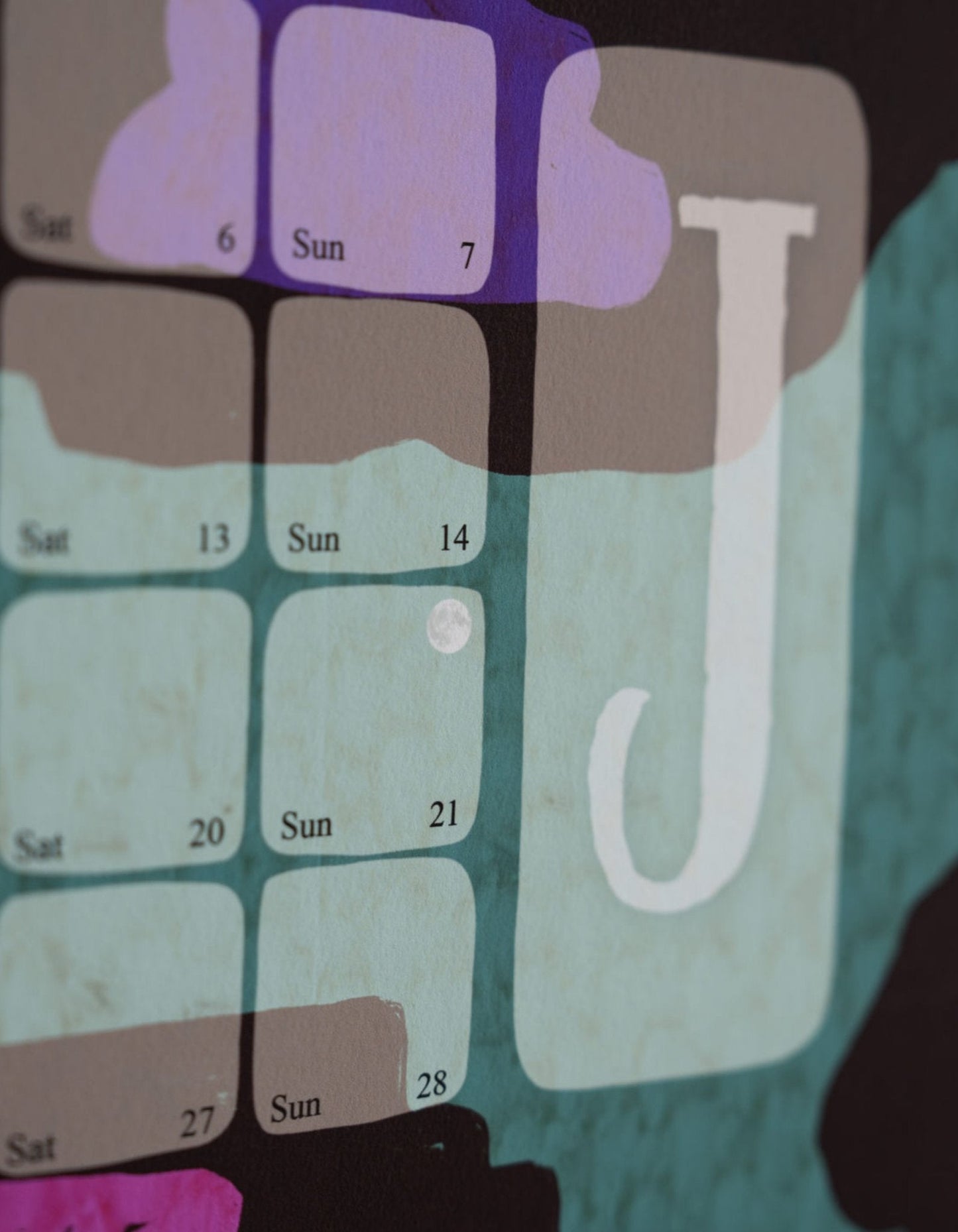 Veggdagatal // Kilim Leo myntu