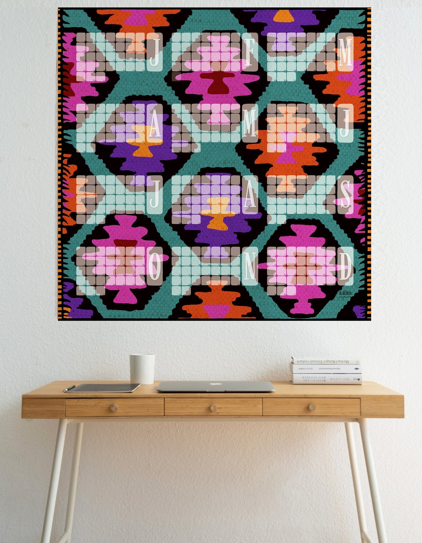 Veggdagatal // Kilim Leo myntu