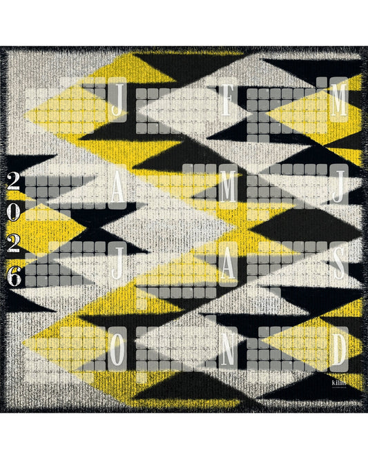 Veggdagatal // Kilim Tiger gult