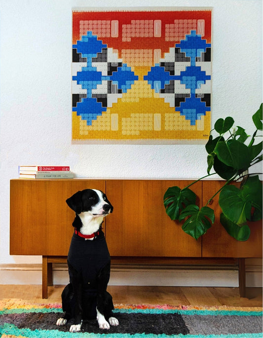 Veggdagatal // Mexíkó appelsínugult blátt