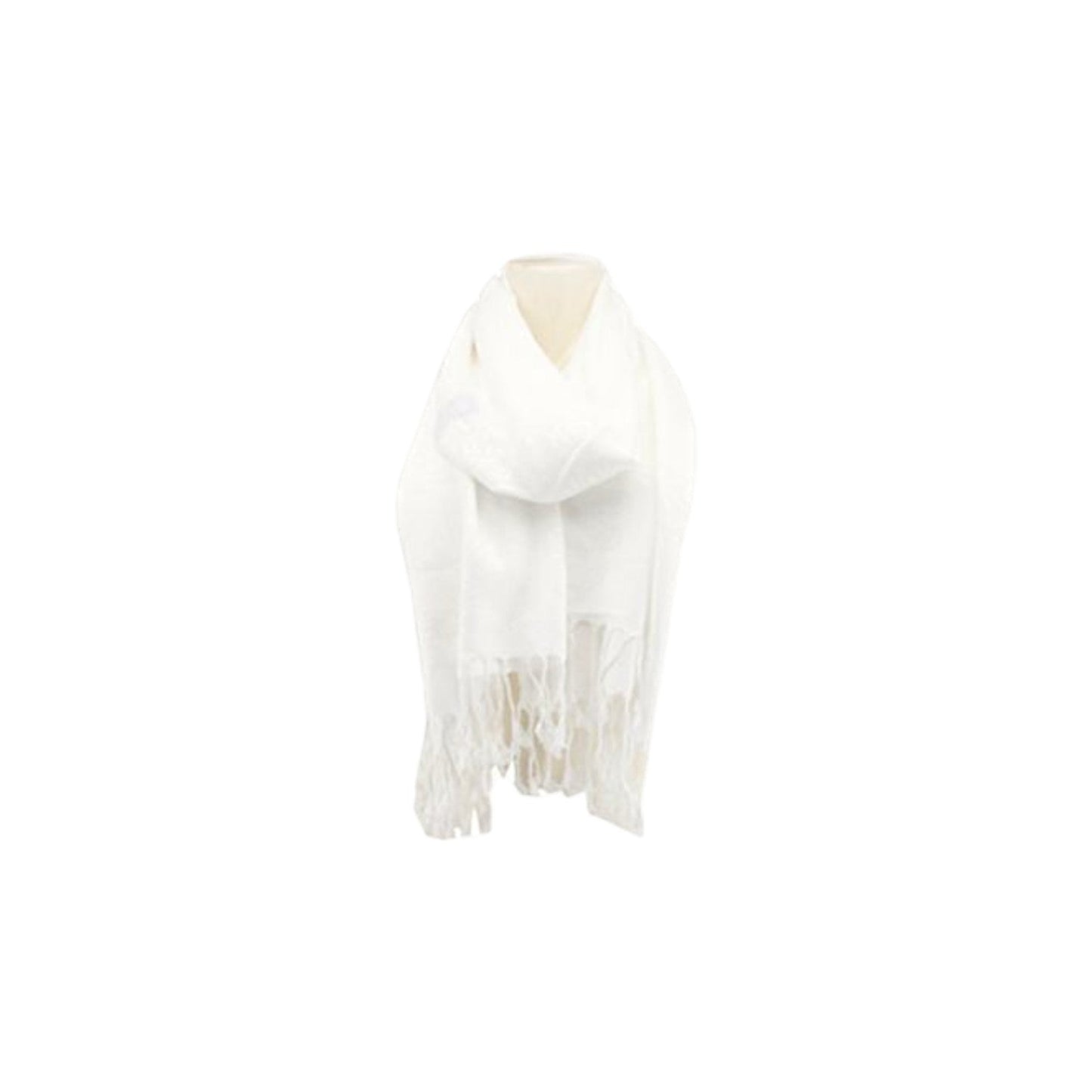 Damen Winter Schal » Winterschal 175 x 70 cm » Fransenschal mit Paisleymuster » Blumen Muster » seidig weich