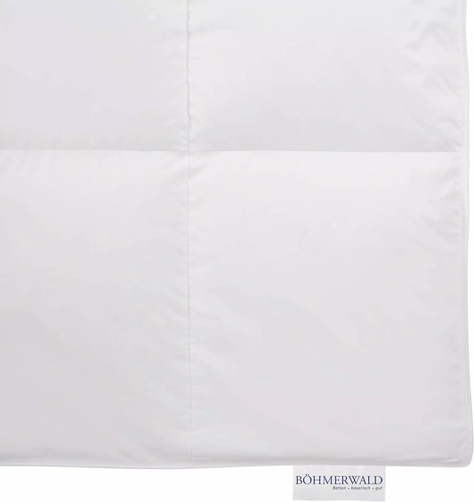 B-flokks teppi/sæng/rúmföt úr bómullarefni úr Bæheimsskógi, 135 x 200 cm, létt, náttúrulegt