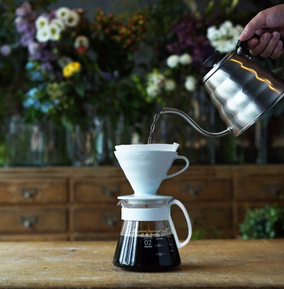 Hario V60-01 Ceramic Dripper – Classic Pour-Over Coffee Brewer
