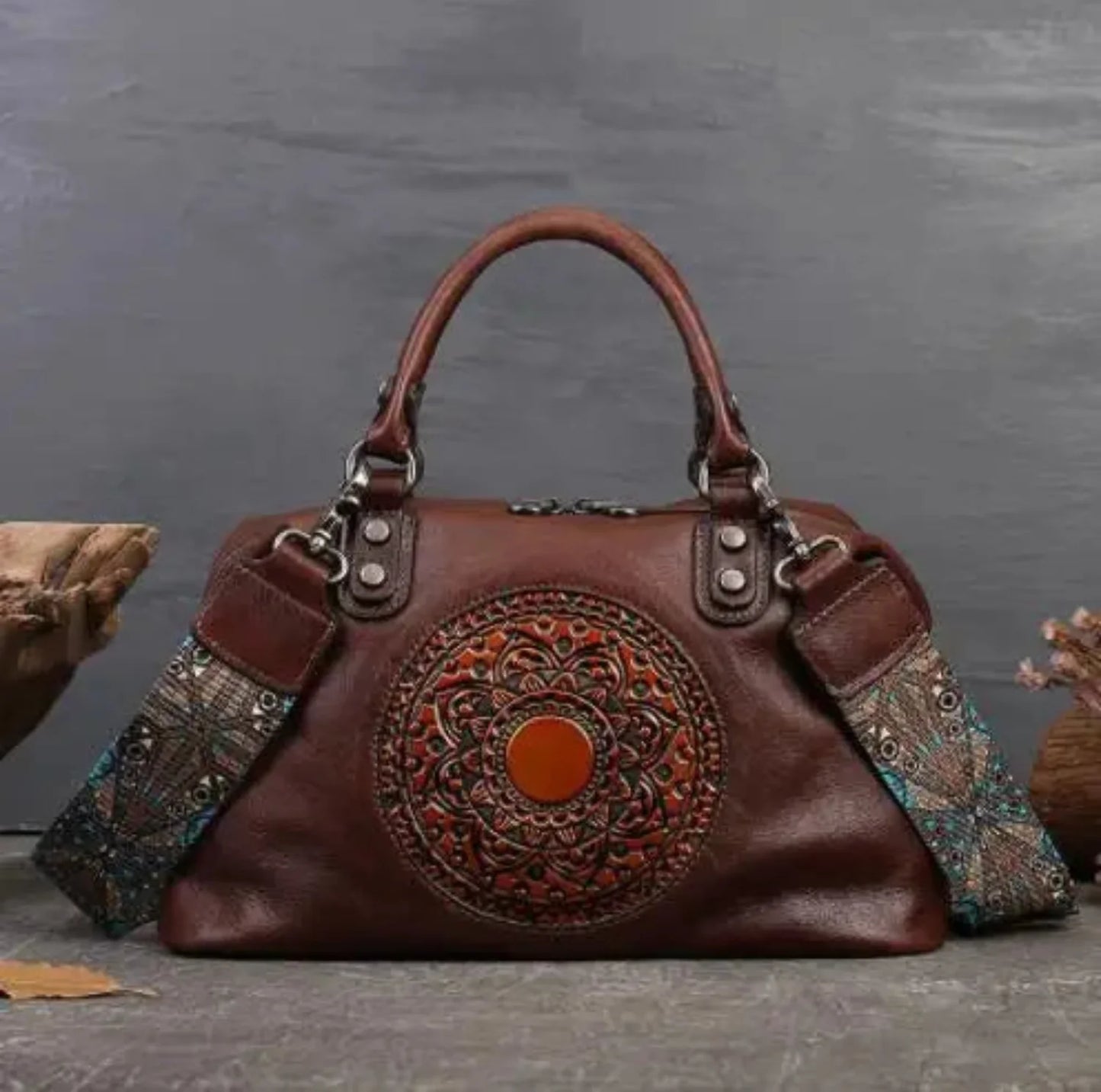 women genuine leather tote bag classic cowhide shoulder handbag with zipper