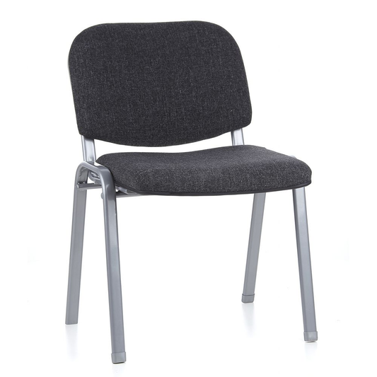 B-grade Hjh Office Xt 600 S four-legged chair, anthracite, conference chair, seating