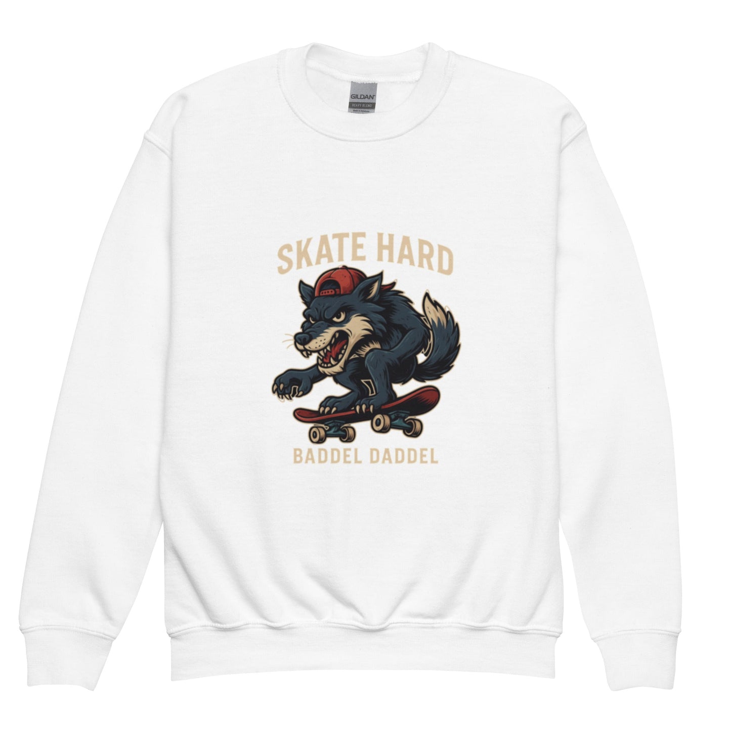 Pullover Werwolf Skater – Stark, wild & gemütlich im Baddeldaddel Design!