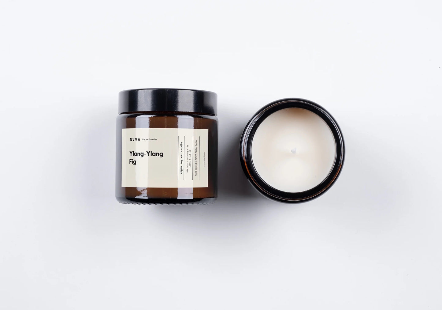 Ylang-Ylang + Fig, Organic Soy Candle