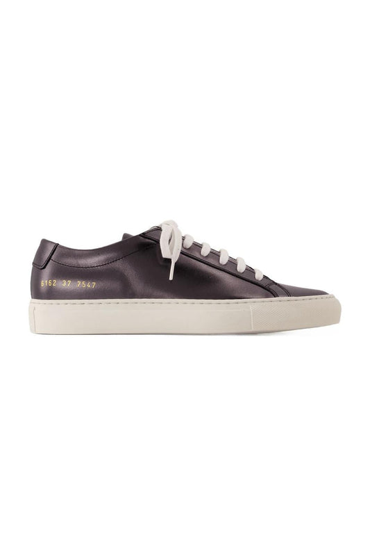 Achilles Shiny Sneakers - COMMON PROJECTS - Leder - Schwarz