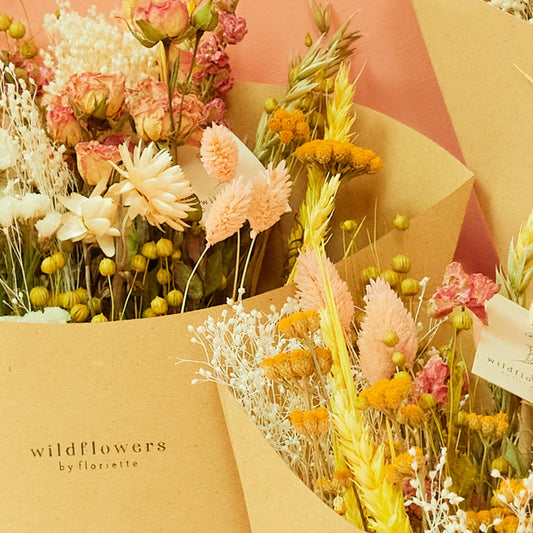 Floriëtte - Dried flowers - Bouquet of wildflowers Pink Lemonade