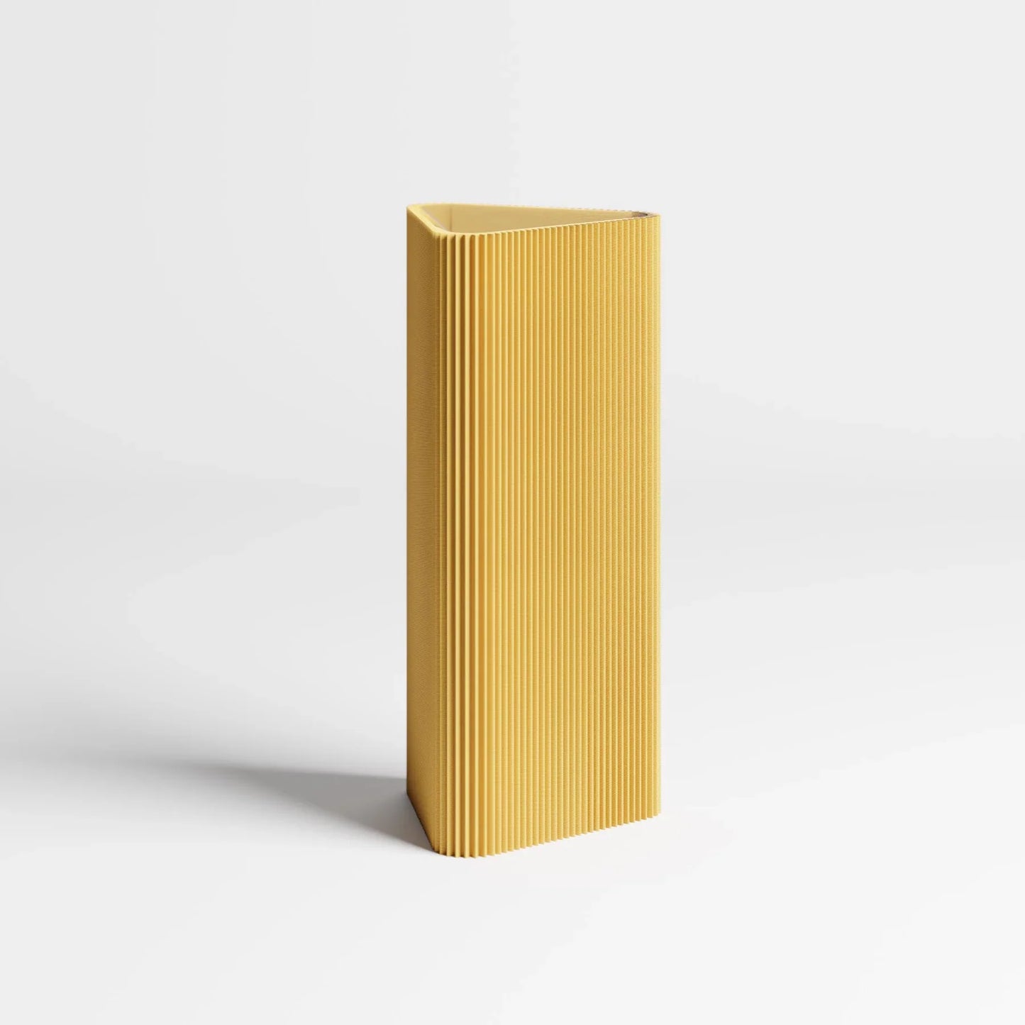 Triangle - Vase - Mustard Yellow 12cm