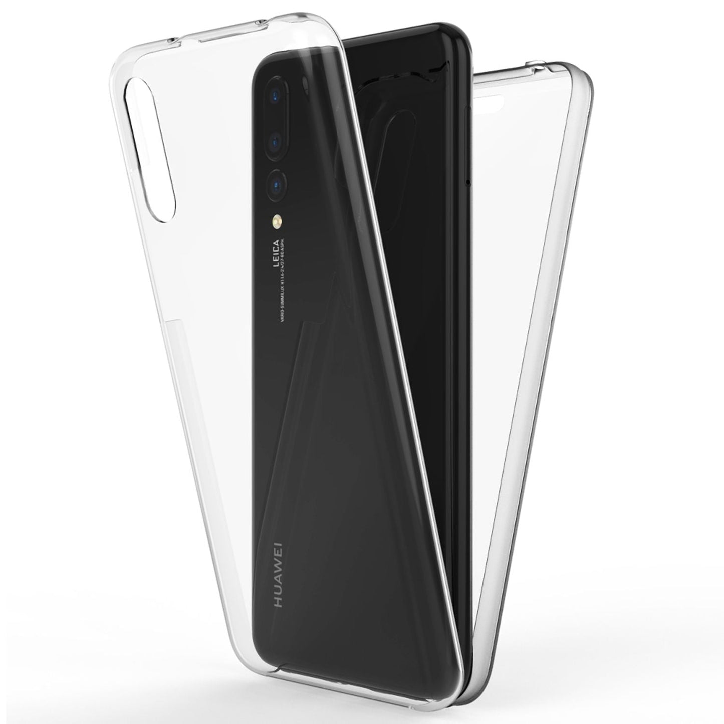 NALIA 360 Grad Handy Hülle für Huawei P20 Pro, Full Cover Case Displayschutz