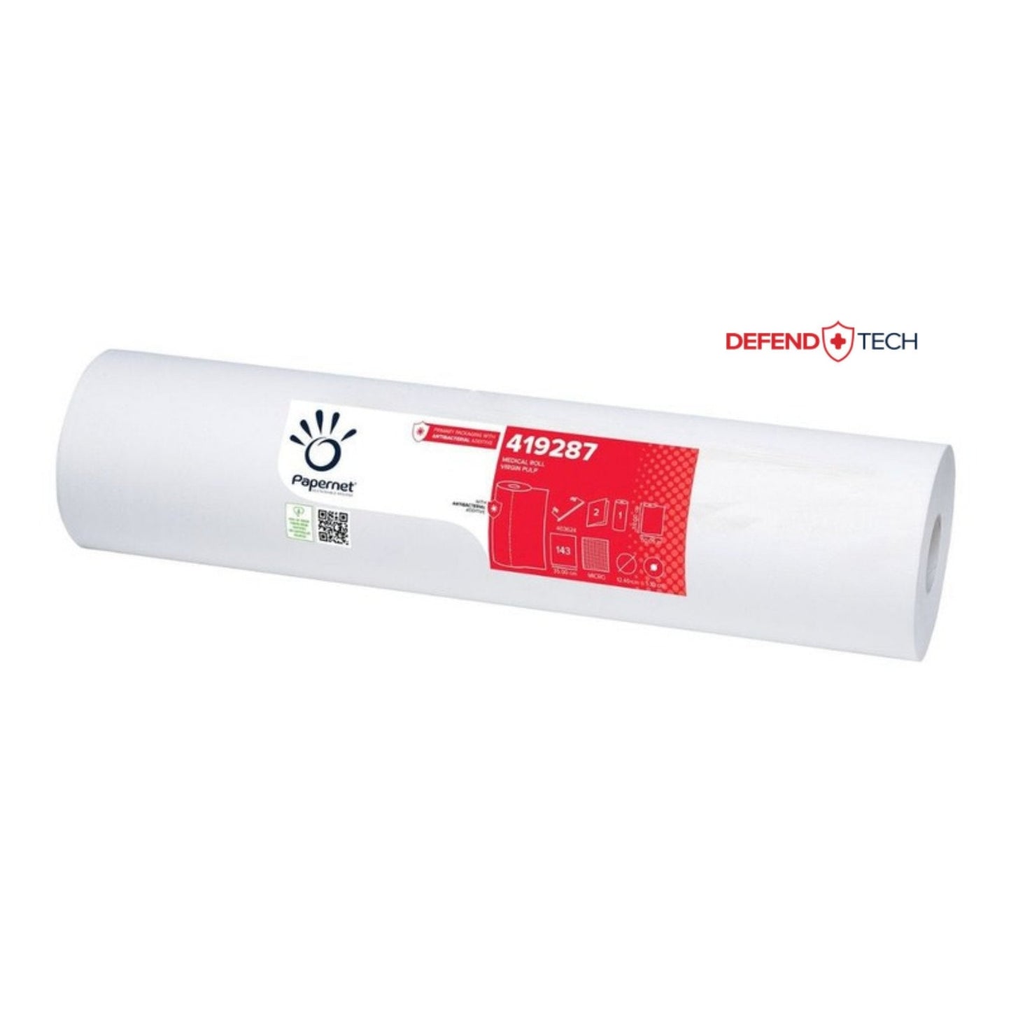 Papernet 419287 Ärzterollen Liegenabdeckung mit Defend Tech Technologie | Packung (1 Stück)