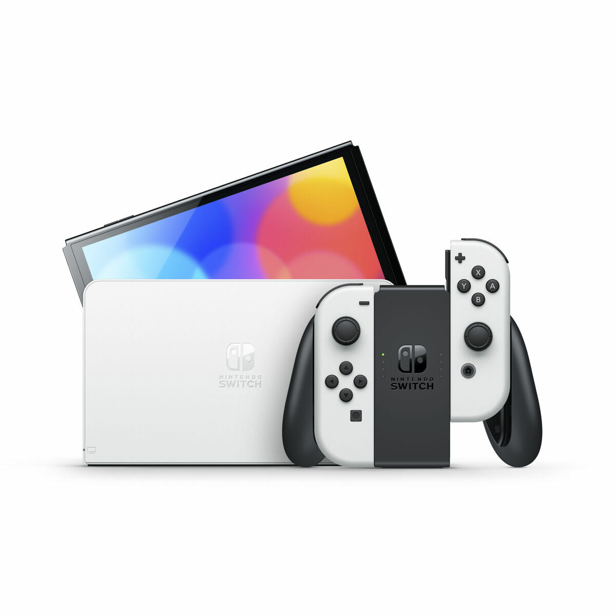 Nintendo Switch OLED – Weiß, 7" OLED-Touchscreen, Bluetooth, 64 GB
