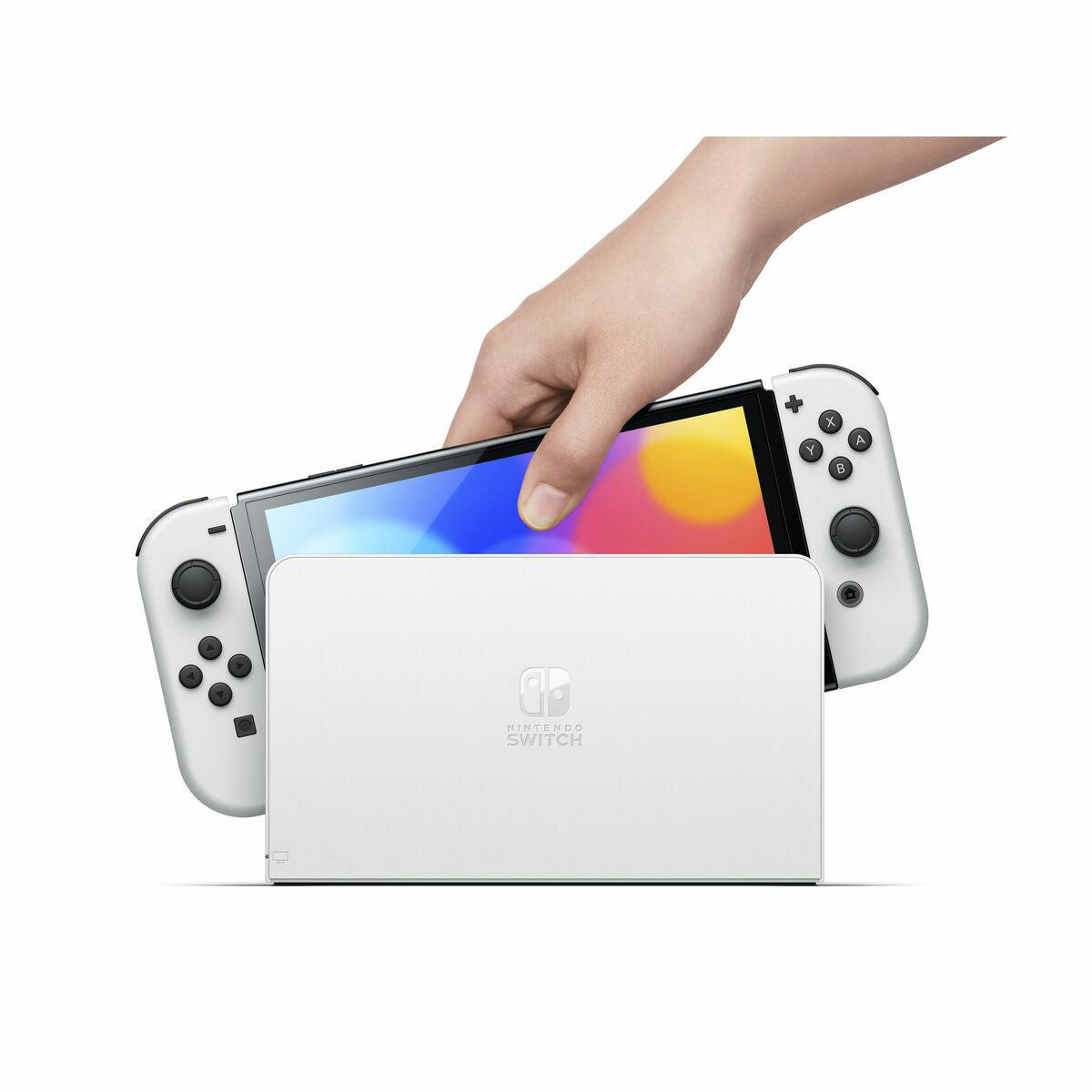 Nintendo Switch OLED – Weiß, 7" OLED-Touchscreen, Bluetooth, 64 GB