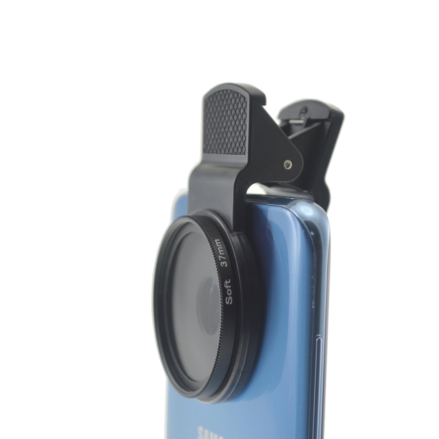 SYSTEM-S Soft Filter 37 mm Gewinde Weichzeichnung mit Clip in Schwarz für Smartphone