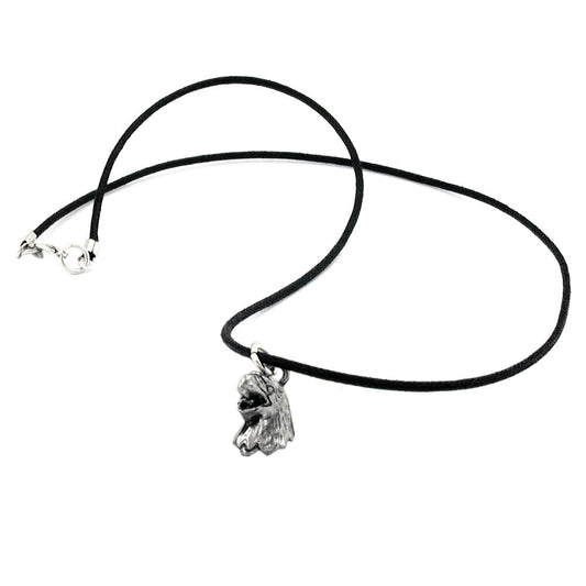 Keðja 14x10mm hengiskraut úr arnarhöfði úr blikk 45cm