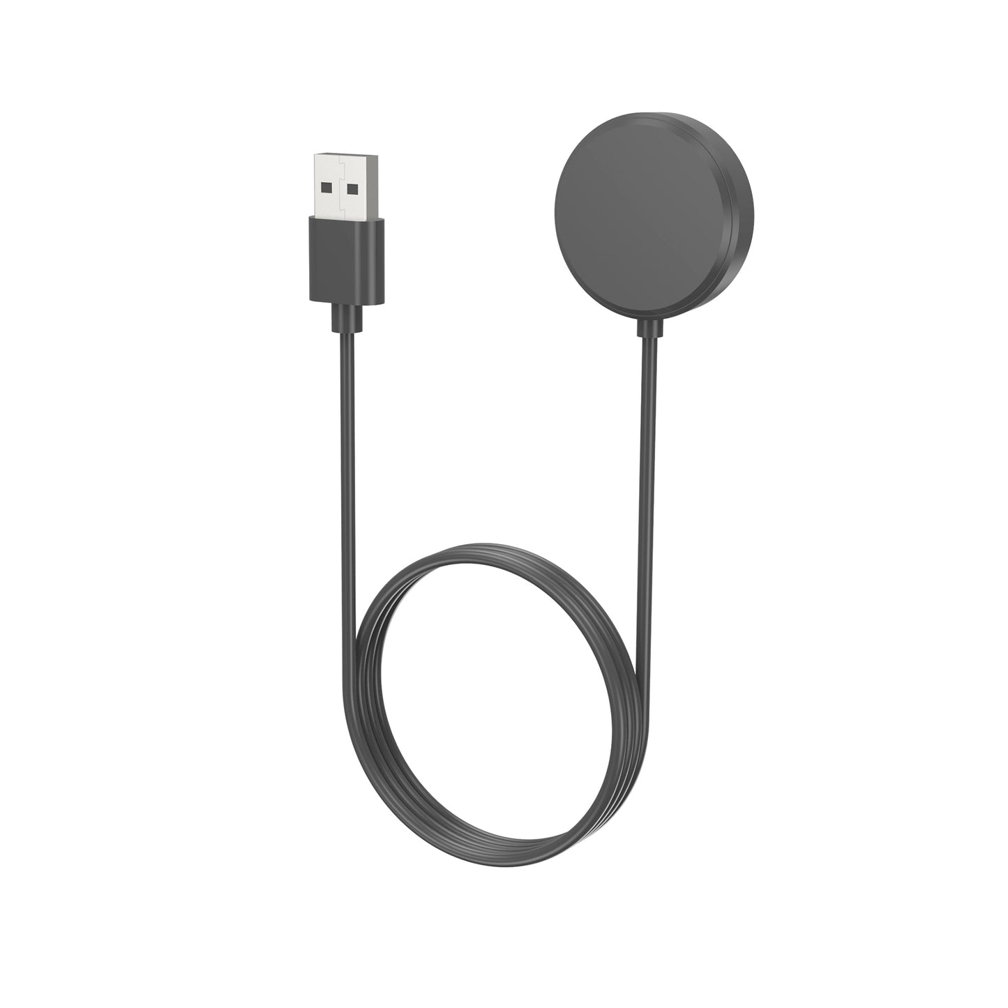 SYSTEM-S USB 2.0 snúra 100 cm hleðslustöð fyrir Realme Watch 3 Pro snjallúr í svörtu