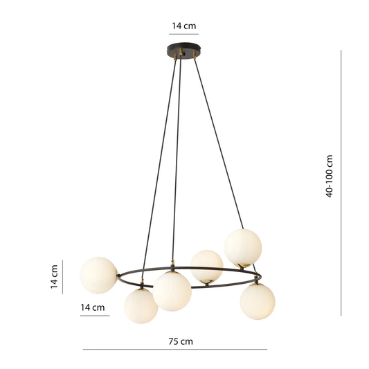 B-grade Euluna Glassy pendant light, pendant lamp, light, hanging lamp, decorative item
