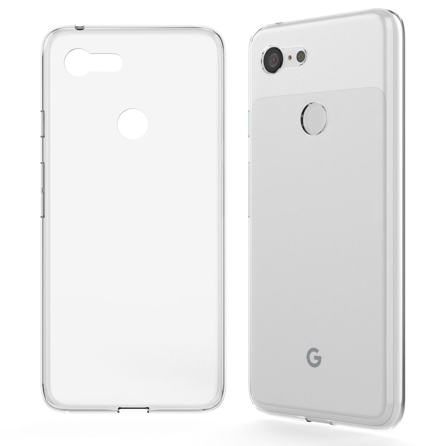 NALIA Handy Hülle für Google Pixel 3, Dünnes TPU Silikon Case Cover Bumper Etui