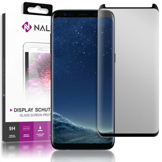 NALIA Sicht Schutzglas für Samsung Galaxy S8, Anti Spy Blickschutz Privacy Glas