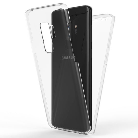 NALIA 360 Grad Handy Hülle für Samsung Galaxy S9 Plus, Full Cover Rundum Case