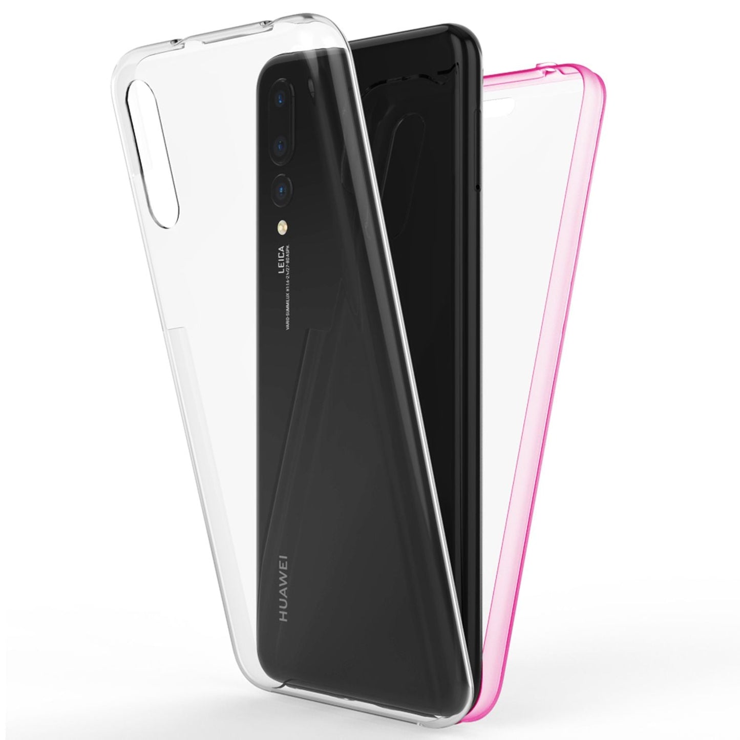 NALIA 360 Grad Handy Hülle für Huawei P20 Pro, Full Cover Case Displayschutz