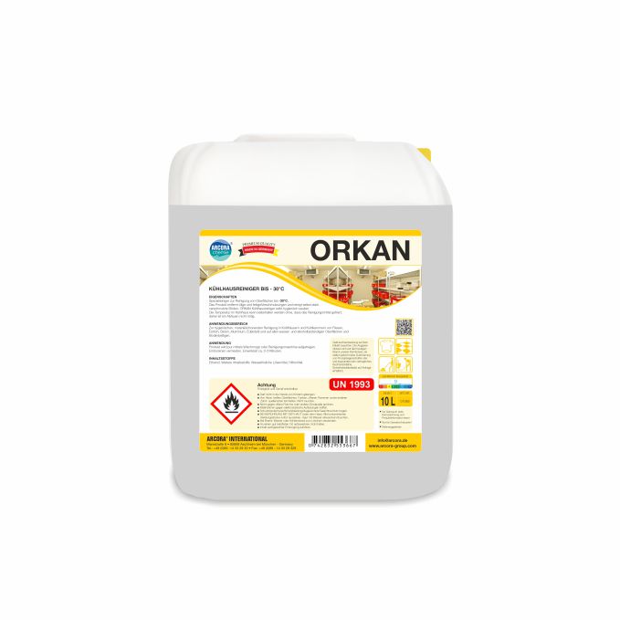 Arcora orkan 10 liter kühlhausreiniger bis -30°c | Kanister (10 l)