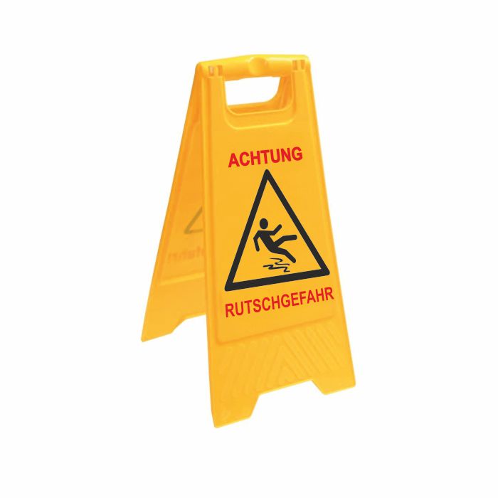 Arcora Warning Sign Standard Yellow | Cardboard (20 pieces)