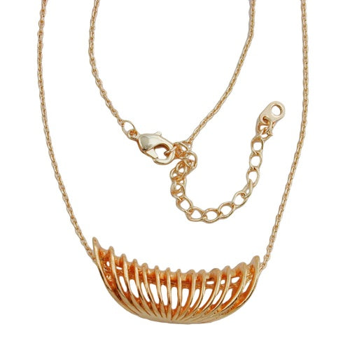 Chain 12x30mm metal pendant spiral anchor chain copper-colored 40cm