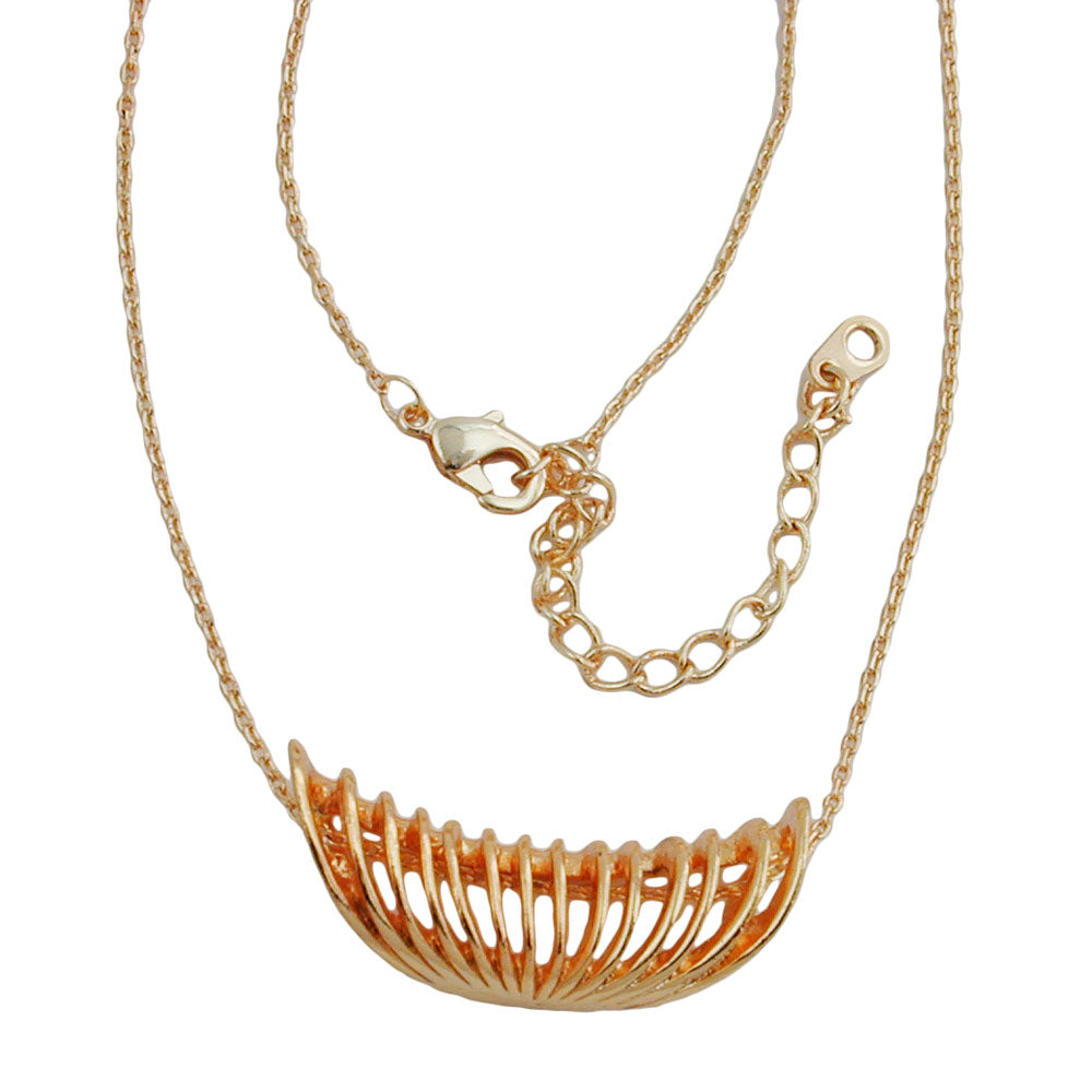 Chain 12x30mm metal pendant spiral anchor chain copper-colored 40cm