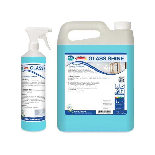 Arcora glass-shine 500 ml surface quick cleaner | Carton (20 packs)