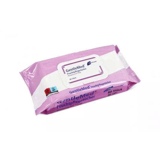 Auslaufartikel: Meditrade Gentle Med® Feuchtpflegetücher | Packung (80 Stück)