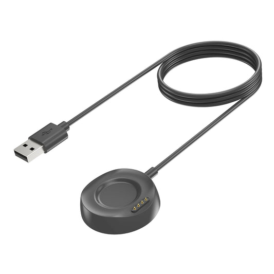 SYSTEM-S USB 2.0 Kabel 100 cm Ladestation für Xiaomi Huami Amazfit Nexo Smartwach Schwarz