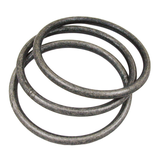 Armbandshringjaleikur með 3 plasthringjum 75x15mm silfurgrár