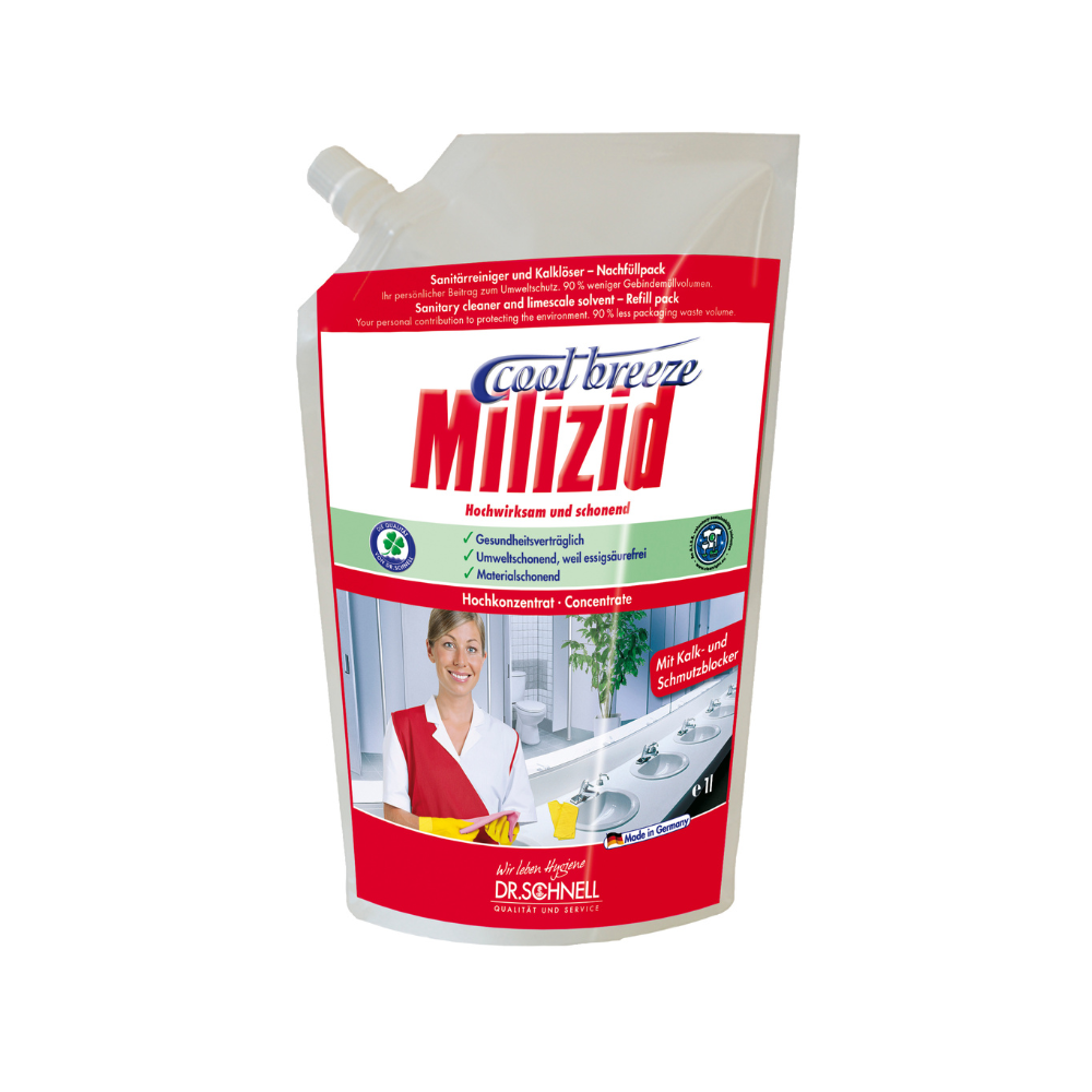 Dr. Schnell Milizid Cool Breeze Sanitärreiniger und Kalklöser