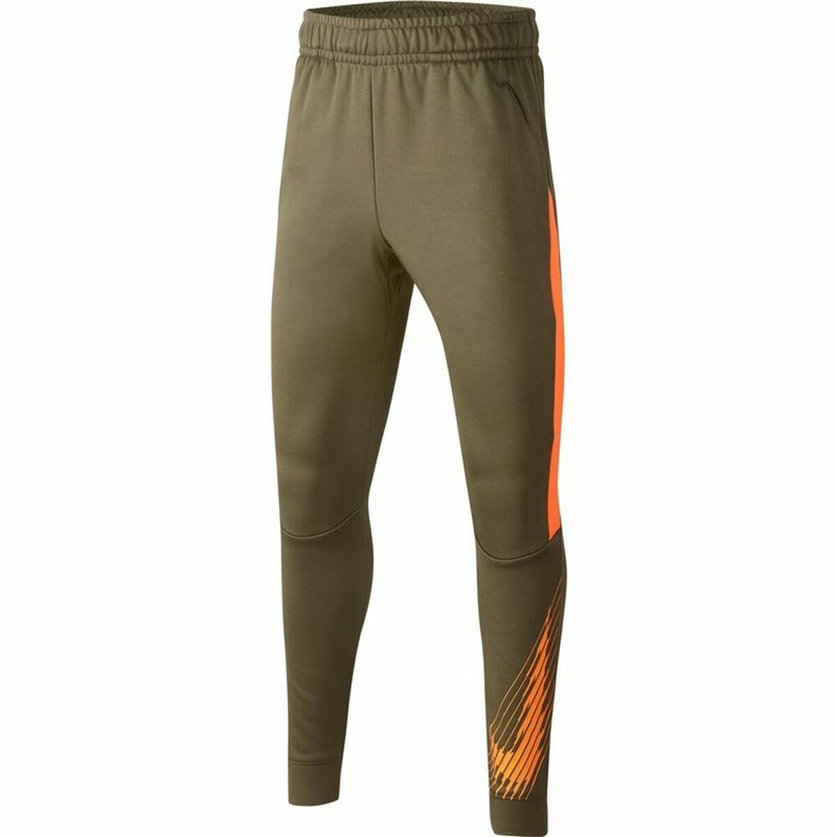 Nike Dri-FIT Therma Kinder-Trainingshose in Olive