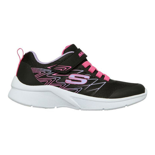 Skechers Microspec children's sports shoes in black