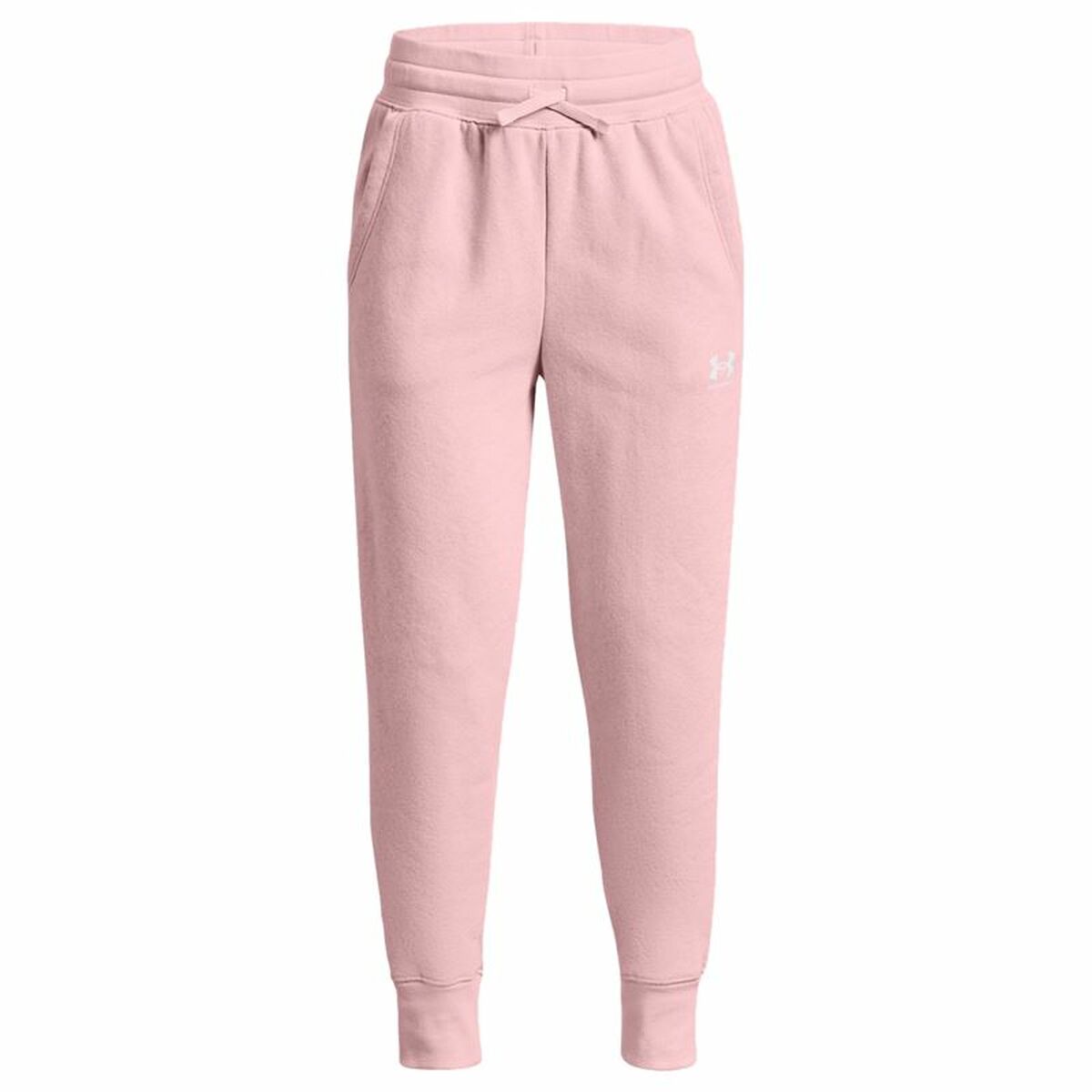 Under Armour Rival Fleece Kinder-Trainingshose in Rosa