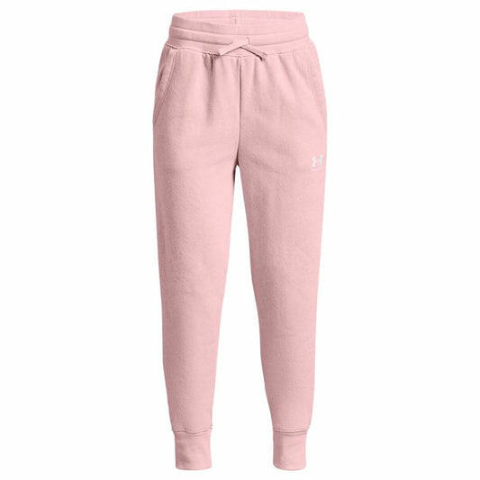 Under Armour Rival Fleece Kinder-Trainingshose in Rosa