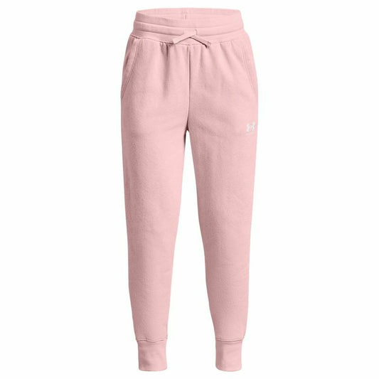 Under Armour Rival Fleece Kinder-Trainingshose in Rosa