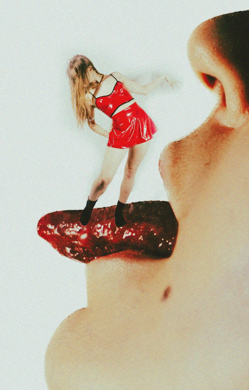 Soft Vinyl Mini Skirt