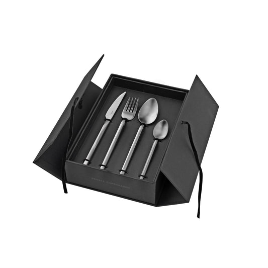 Besteck SLETTEN Edelstahl matt 4er Set
