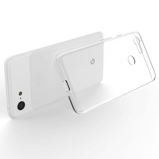 NALIA Handy Hülle für Google Pixel 3, Dünnes TPU Silikon Case Cover Bumper Etui
