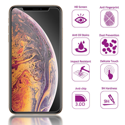 NALIA Sicht Schutzglas für iPhone 11 Pro / iPhone X XS, Anti Spy Glas Privacy