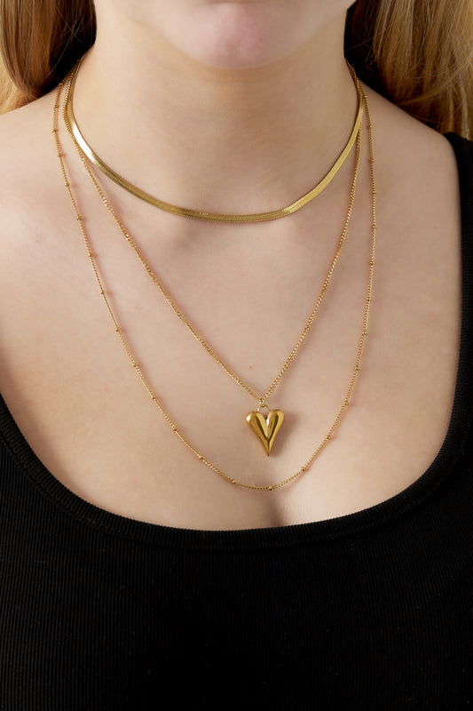 Halskette „Lovely Layers“ – Goldfarben
