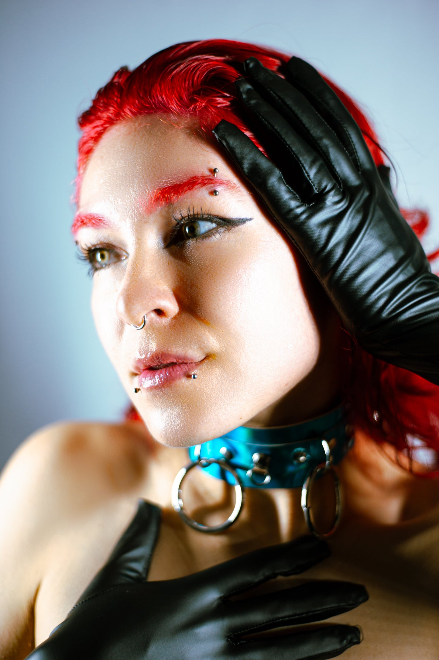 Holographic Choker Chain Necklace