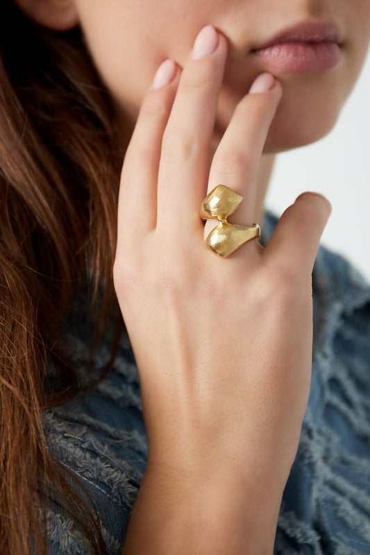 Ring „Bold Grace“ – Farbe Gold